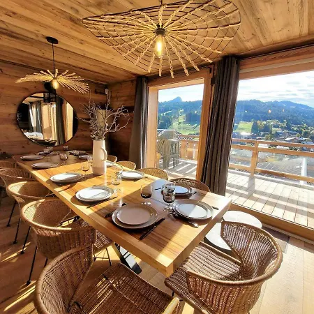 De Luxe Avec Spa, Sauna, Parking, Wifi Et Animaux Admis - Fr-1-598-41 Les Gets