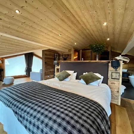 De Luxe Avec Spa, Sauna, Parking, Wifi Et Animaux Admis - Fr-1-598-41 Les Gets